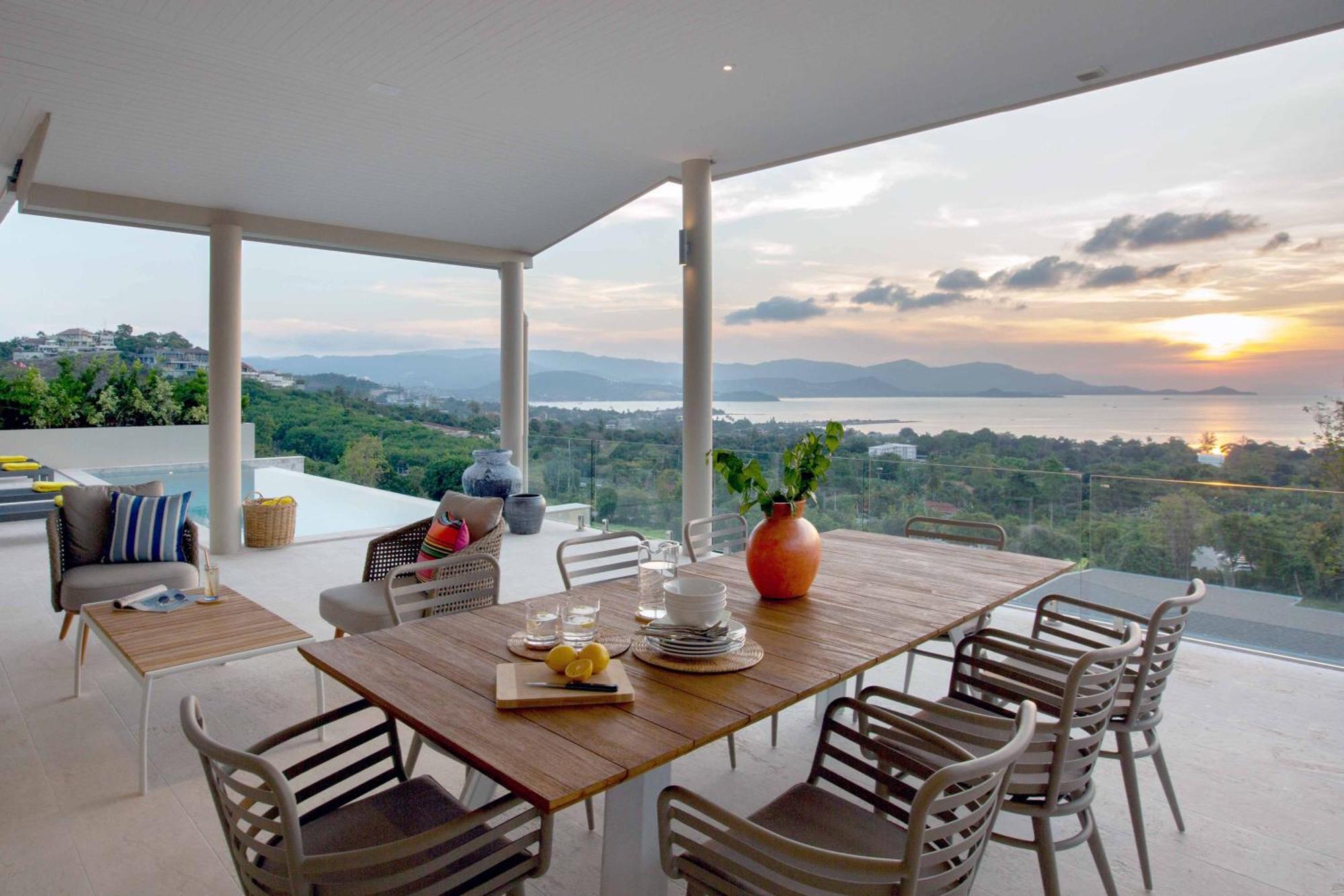 Sunset Estates - Samui Luxury Villas Choeng Mon Екстериор снимка