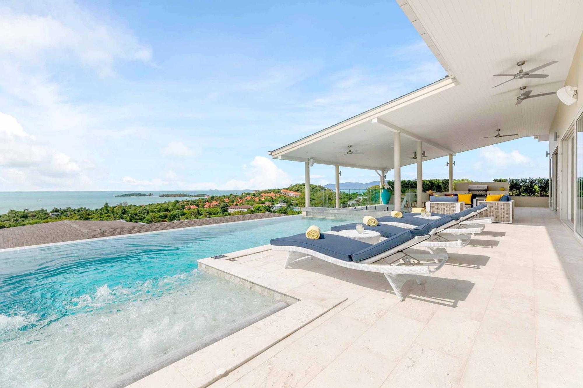 Sunset Estates - Samui Luxury Villas Choeng Mon Екстериор снимка